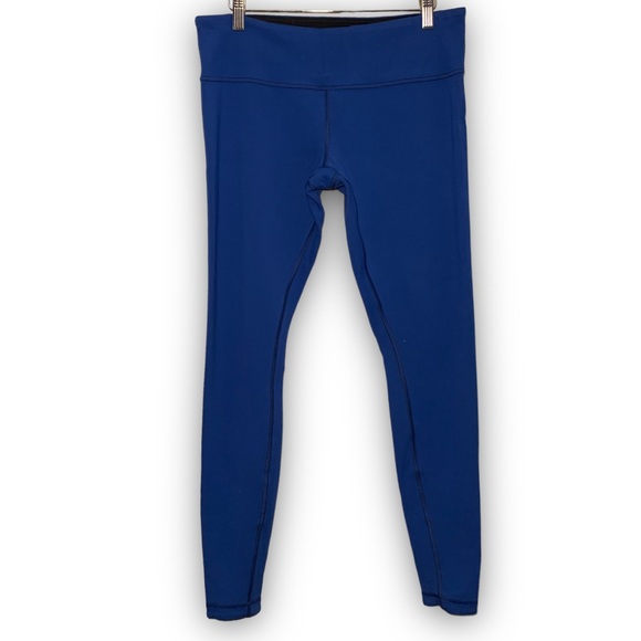 LULULEMON Reversible Wunder Under Pant in Limitless Blue/Black (Size 12) - Picture 10 of 16